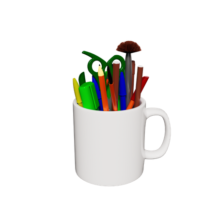 Pot à crayons  3D Icon