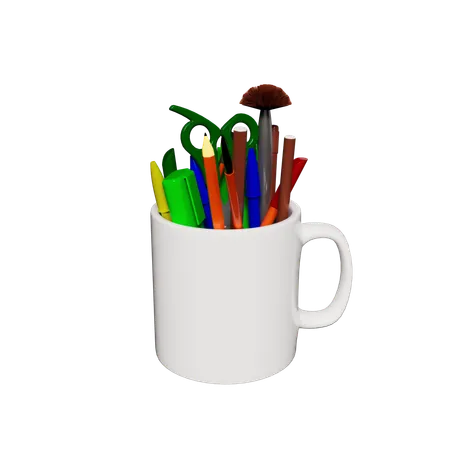 Pot à crayons  3D Icon