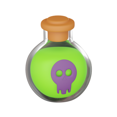 Pot de poison  3D Icon