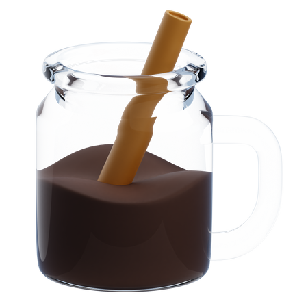 Pot de café glacé  3D Icon