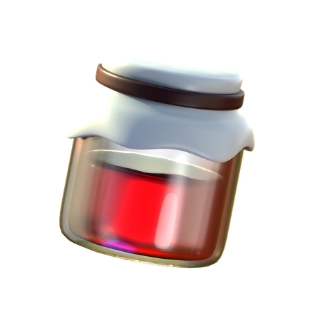 Pot de confiture  3D Icon