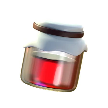 Pot de confiture  3D Icon