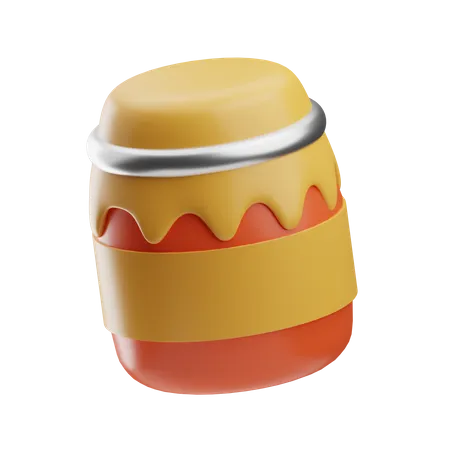 Pot de confiture  3D Icon