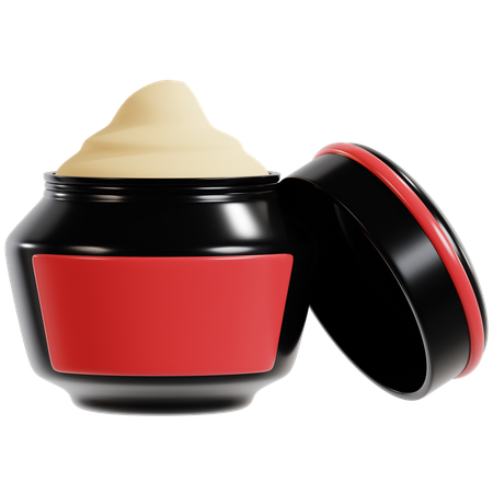 Pot de crème de soin luxueuse  3D Icon