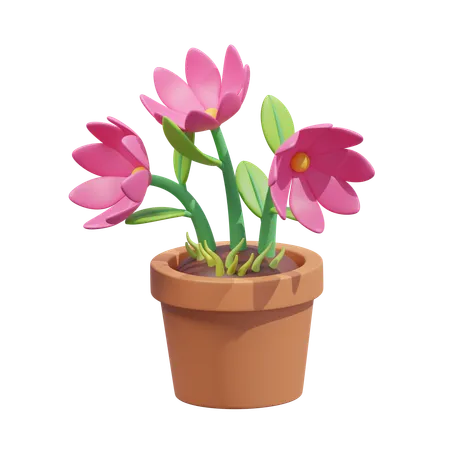 Pot de fleur  3D Icon