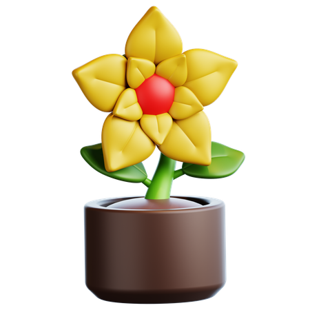 Pot de fleur  3D Icon