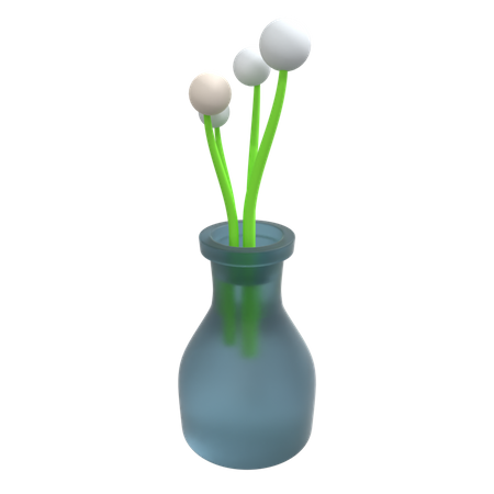 Pot de fleur  3D Illustration