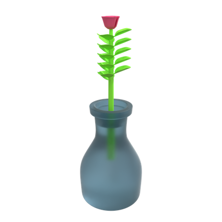 Pot de fleur  3D Illustration