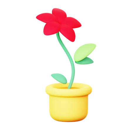 Pot de fleur  3D Icon