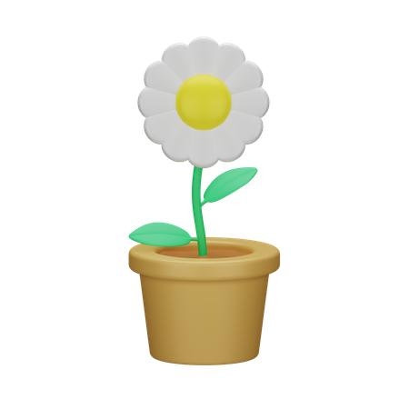 Pot de fleur  3D Icon