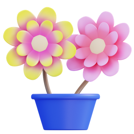 Pot de fleur  3D Icon