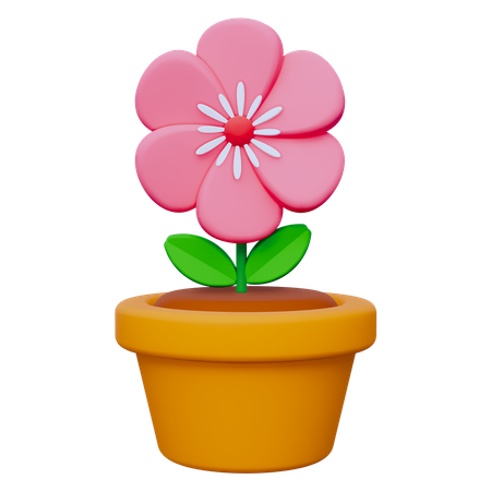 Pot de fleur  3D Icon