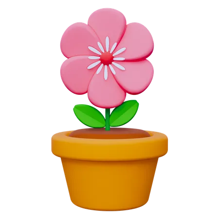 Pot de fleur  3D Icon