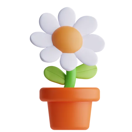 Pot de fleur  3D Icon