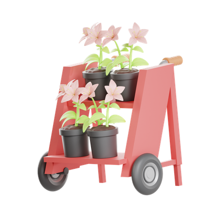 Pot de fleur  3D Icon