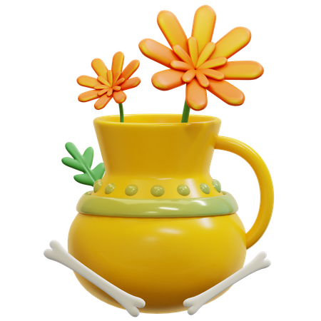 Pot de fleur  3D Icon