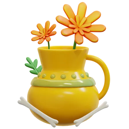 Pot de fleur  3D Icon