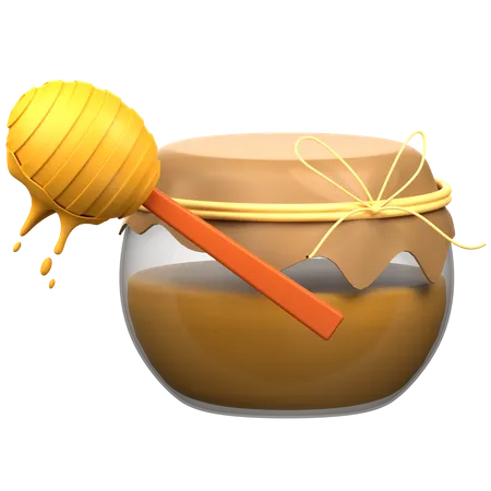 Pot de miel  3D Icon