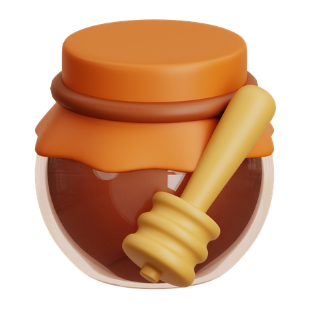 Pot de miel  3D Icon