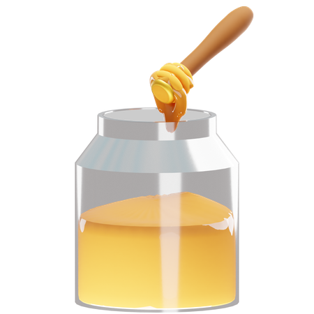 Pot de miel  3D Icon