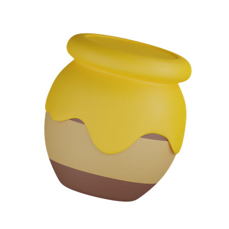 Pot de miel  3D Icon