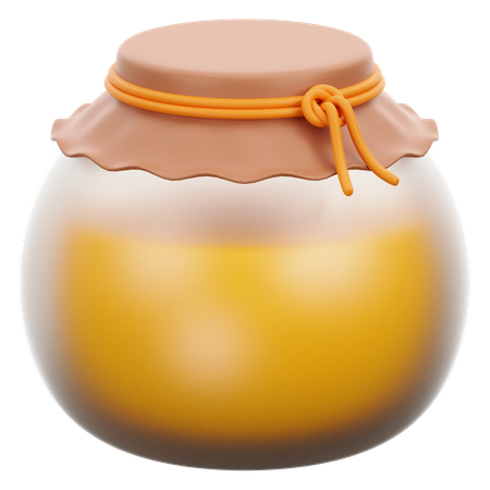 Pot de miel  3D Icon