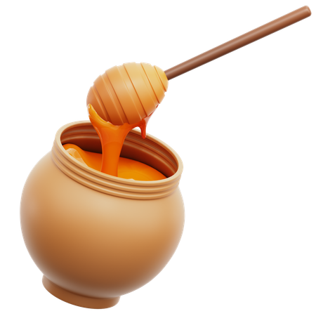 Pot de miel  3D Icon