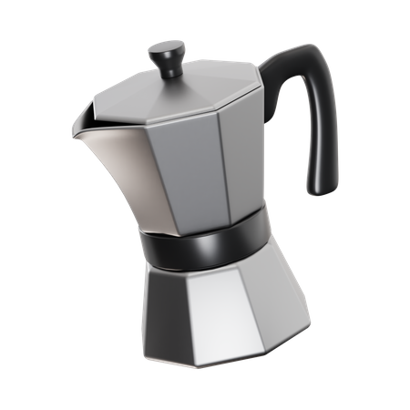 Pot de moka  3D Icon
