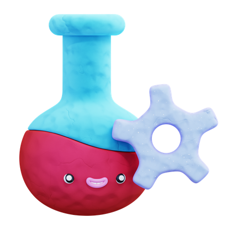 Pot de potion scientifique  3D Icon