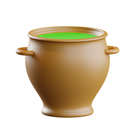 Pot de sorcière  3D Icon