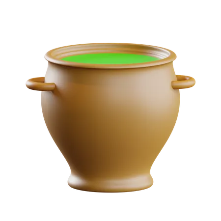 Pot de sorcière  3D Icon