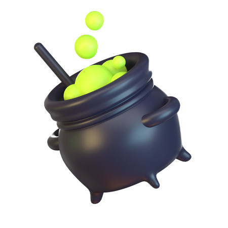 Pot de sorcière  3D Icon