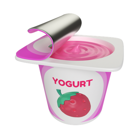 Pot de yaourt  3D Icon