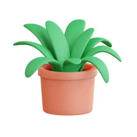 Pot d'herbe  3D Icon