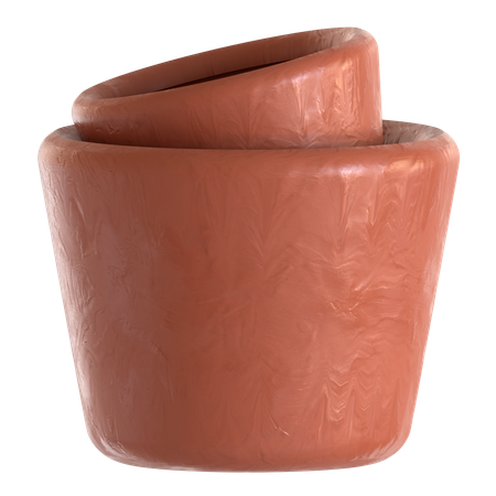 Pot en terre cuite  3D Icon