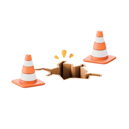 Pot hole  3D Icon