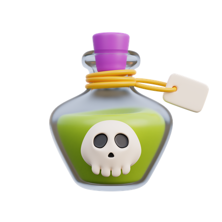 Pot de poison  3D Icon