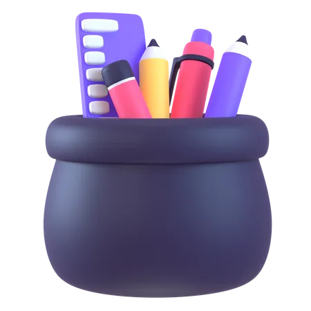 Pot stationnaire  3D Icon