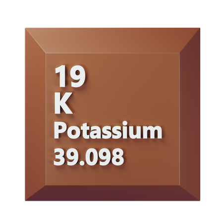 Potassium  3D Icon