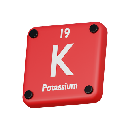 Potassium  3D Icon