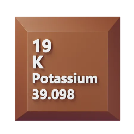 Potassium  3D Icon