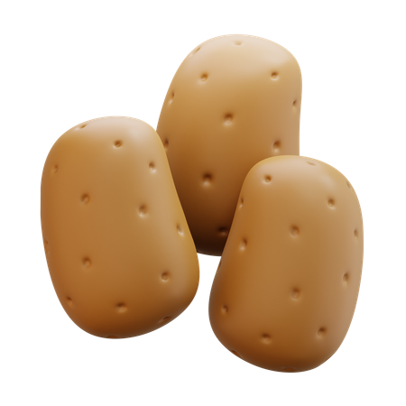 Potato  3D Icon