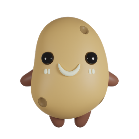 Potato  3D Icon