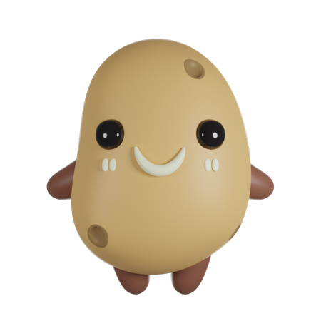 Potato  3D Icon