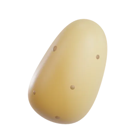 Potato  3D Illustration