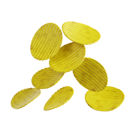 Potato Chip  3D Icon