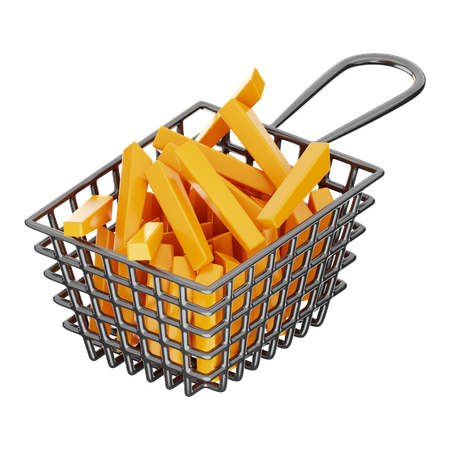 Potato Fries  3D Icon