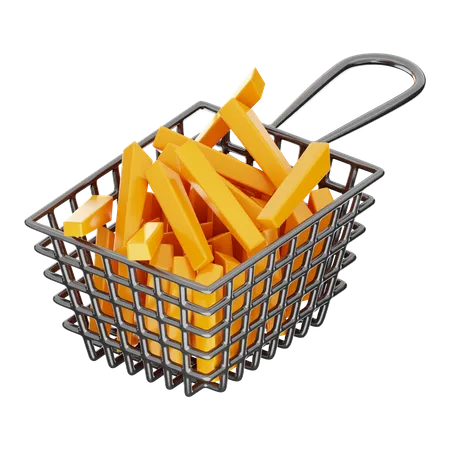 Potato Fries 3D Icon