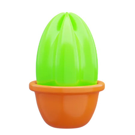 Vaso de cacto  3D Icon