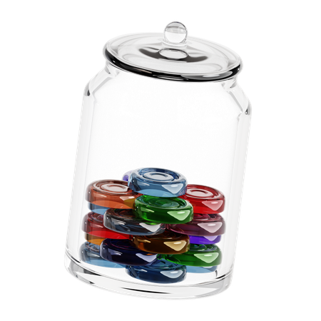 Pote de doces  3D Icon